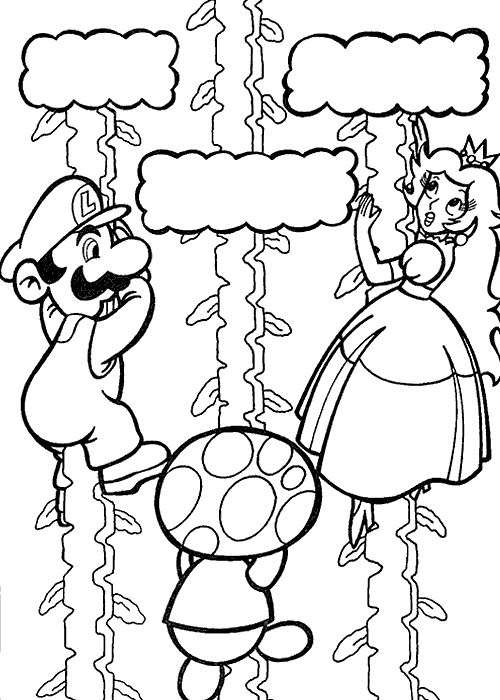 Super Mario et Luigi en pleine aventure dans un décor de plateforme