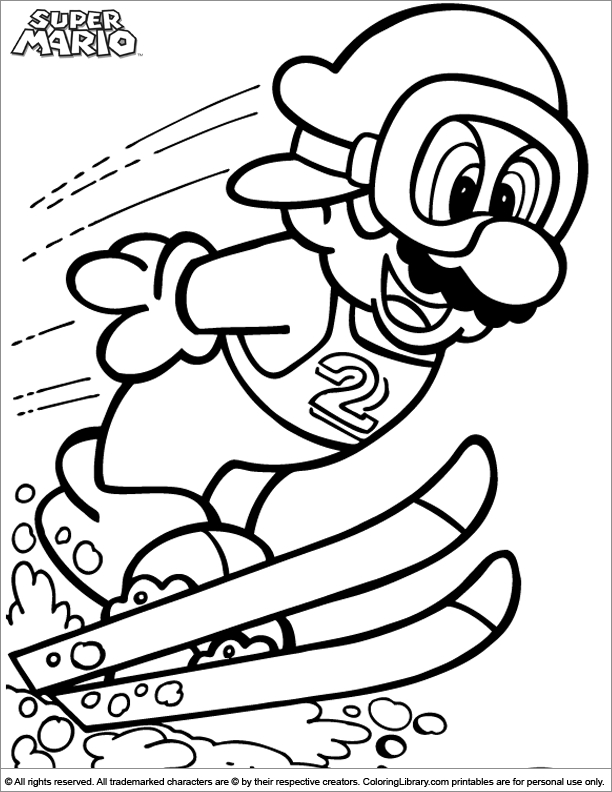 Super Mario en pleine aventure dans un monde coloré