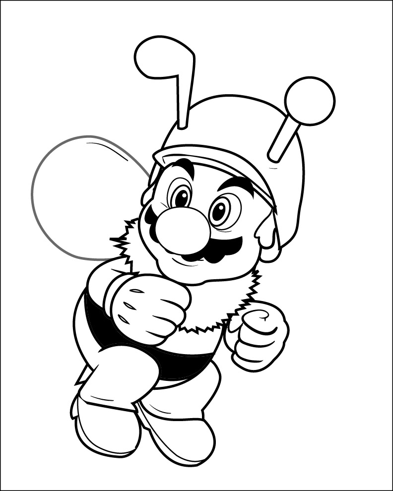 Super Mario en pleine aventure dans un monde coloré