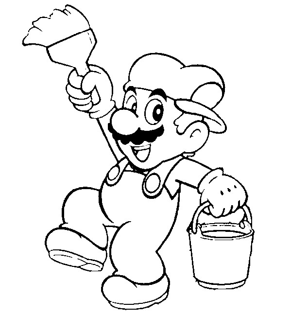 Super Mario et Luigi sautent joyeusement dans un décor coloré