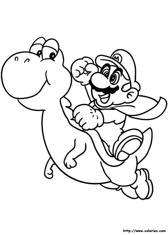 Super Mario Bros en pleine aventure avec ses amis dans un décor de champignon