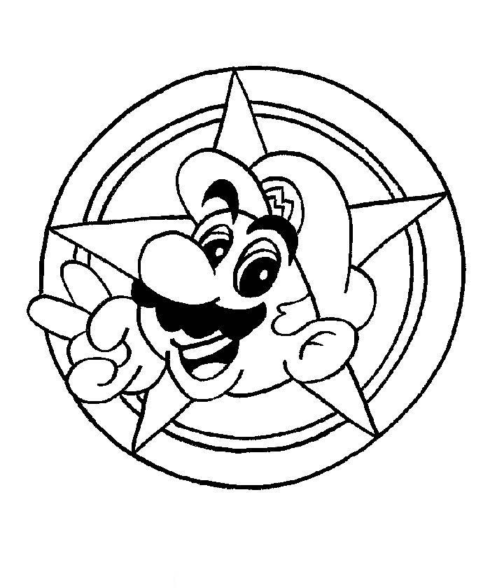 Super Mario en pleine aventure dans un décor de plateforme