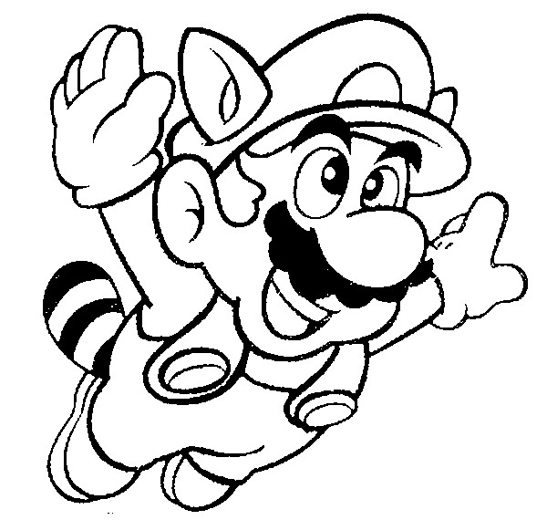Super Mario en pleine aventure dans un décor de champignon