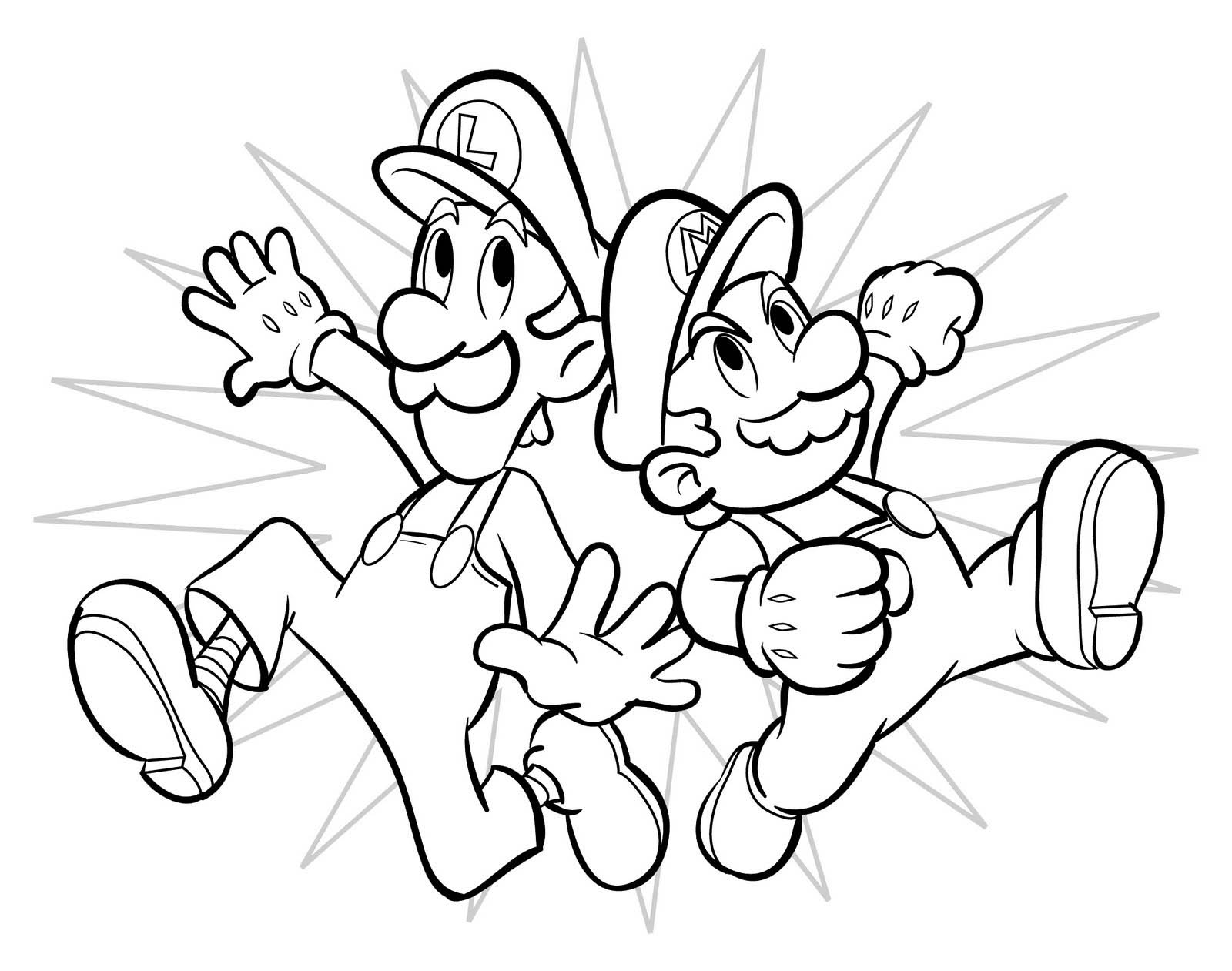 Super Mario et Luigi en pleine aventure sur le champignon