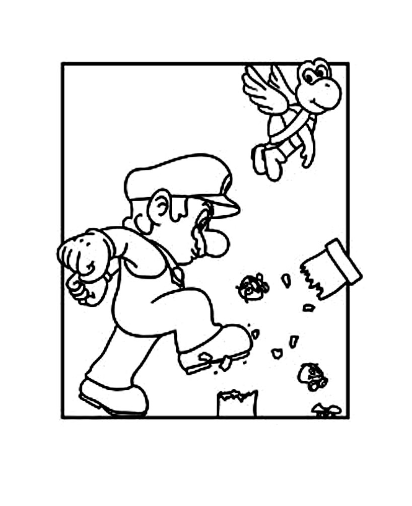 Super Mario et Luigi en pleine aventure dans le monde des champignons