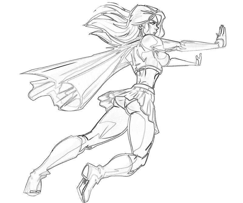 Coloriage Supergirl #44528 à imprimer Coloriage Supergirl #44528 à imprimer