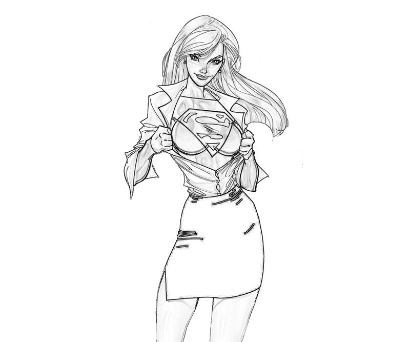 Supergirl en pleine action dans un décor urbain