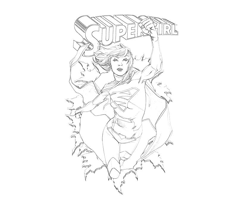 Supergirl en pleine action, prête à sauver le monde