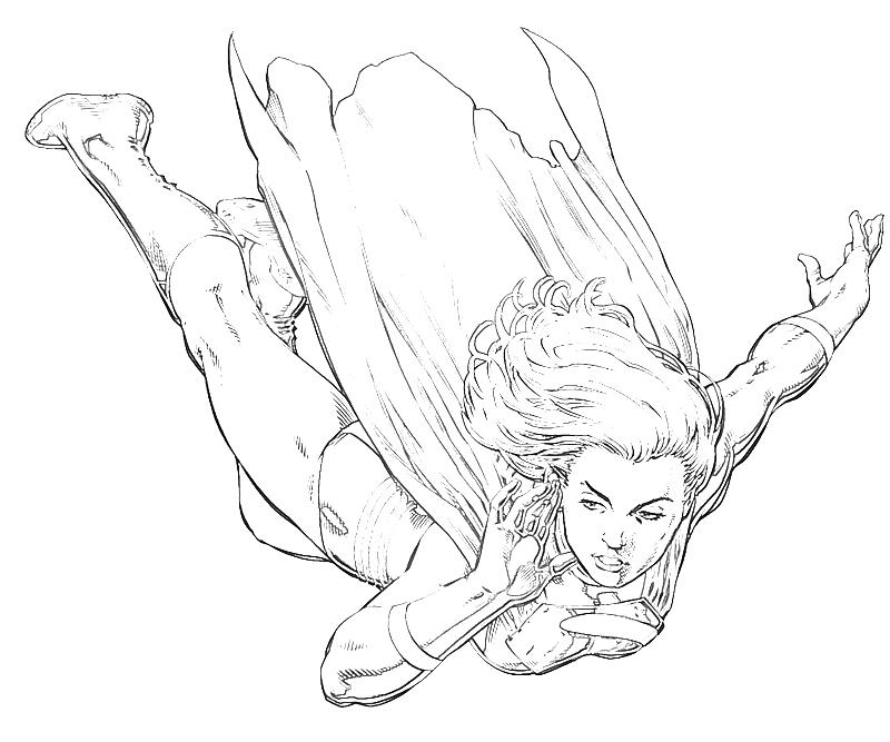 Coloriage Supergirl #44552 à imprimer Coloriage Supergirl #44552 à imprimer