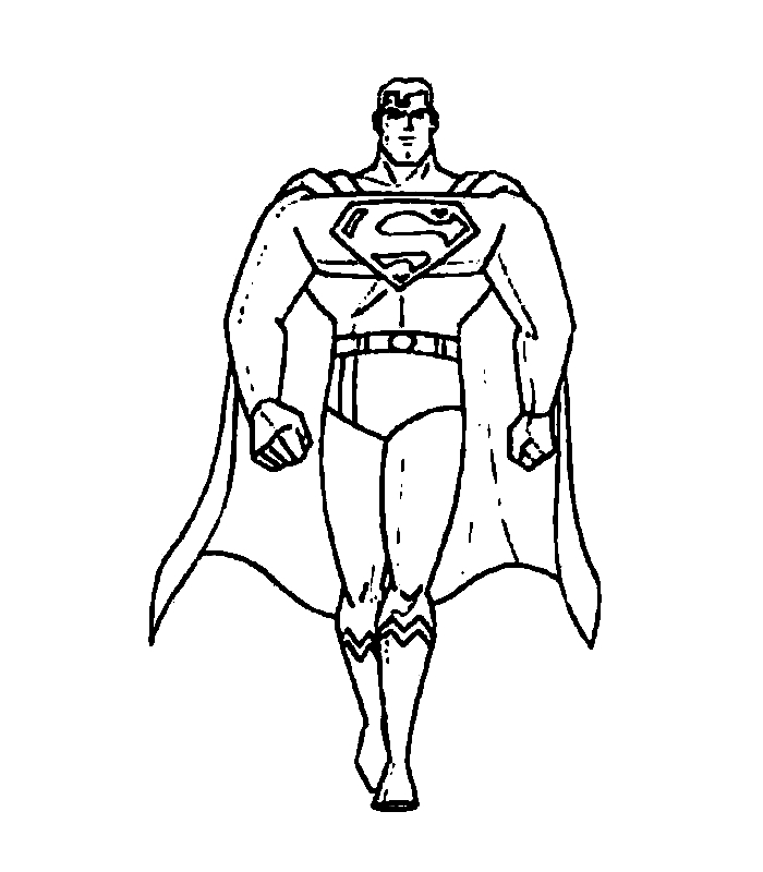 Superman en plein vol au-dessus d'une ville