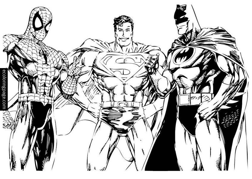 Superman en plein vol au-dessus de la ville