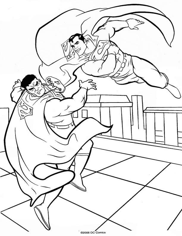 Superman en pleine action dans une ville dynamique