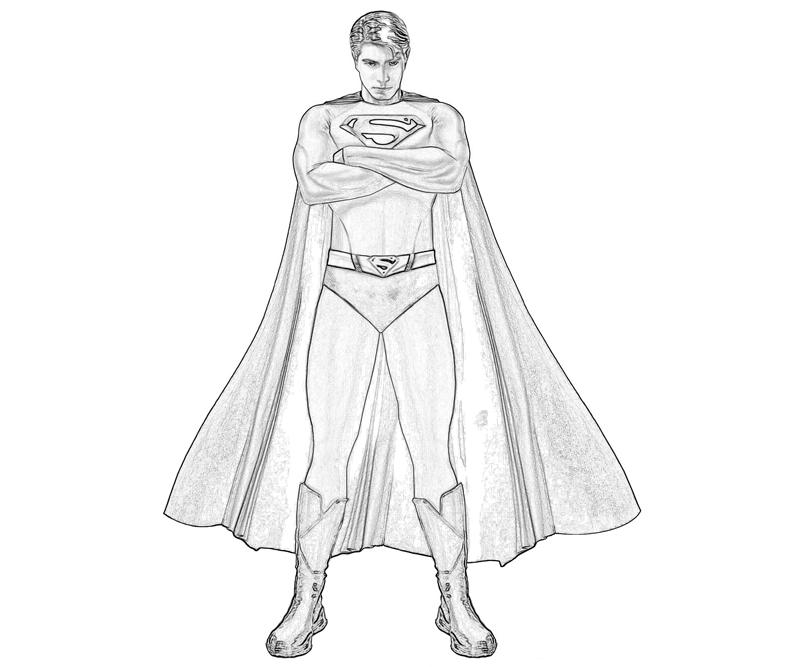 Superman en pleine action dans un ciel nuageux