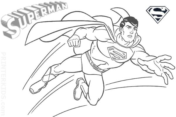 Superman en plein vol au-dessus d'une ville