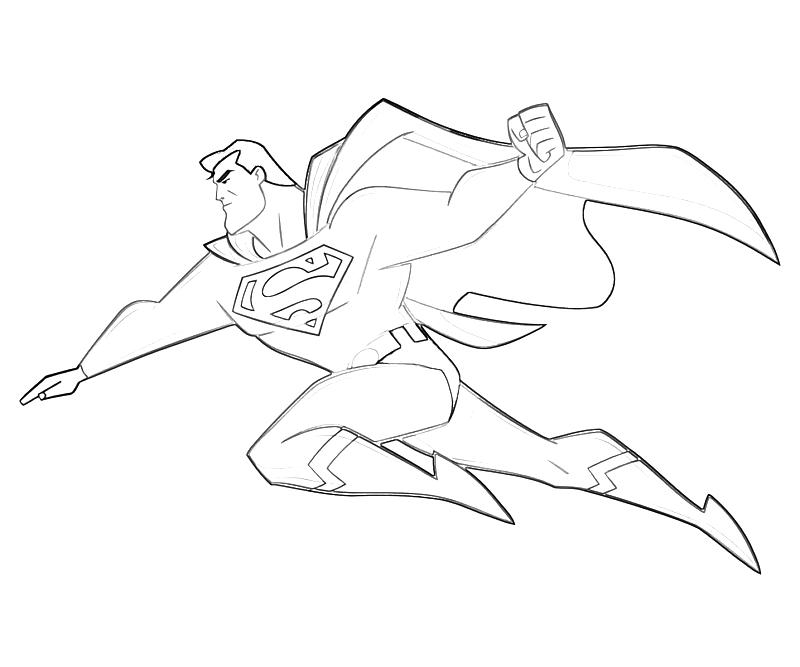 Superman en pleine action dans un décor urbain