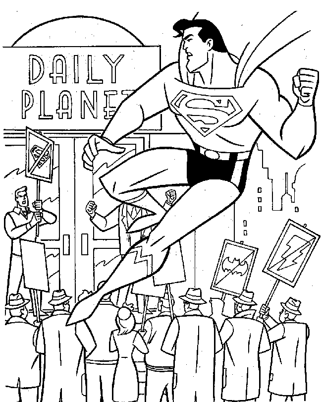 Coloriage Superman #44614 à imprimer Coloriage Superman #44614 à imprimer