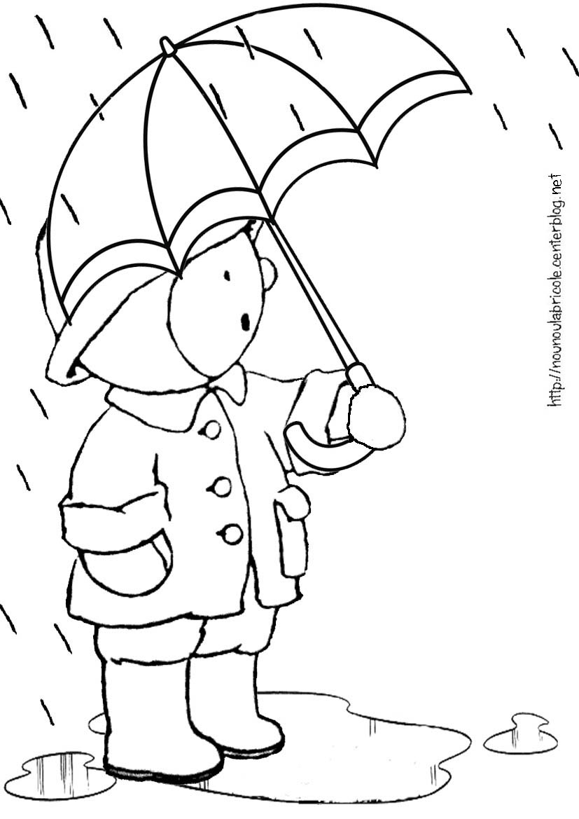 Coloriage de T'choupi et Doudou dans un moment de tendresse
