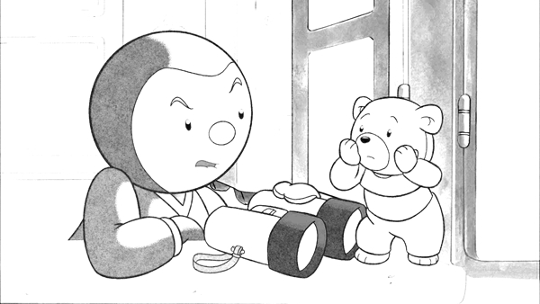 T'choupi et Doudou en pleine activité ludique