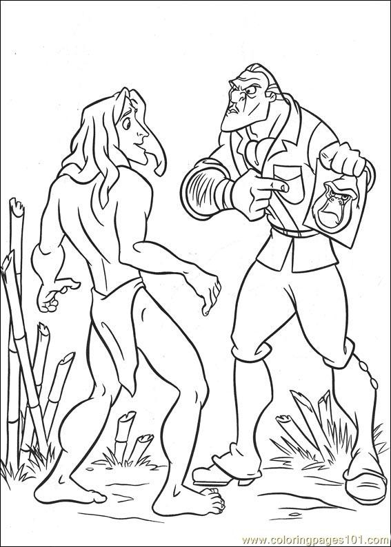 Tarzan au cœur de la jungle, prêt à se balancer