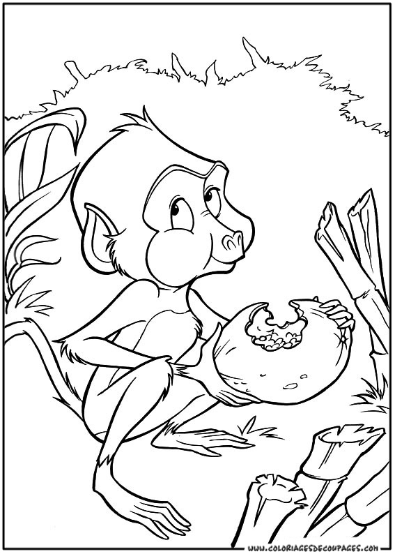 Tarzan en pleine action dans la jungle