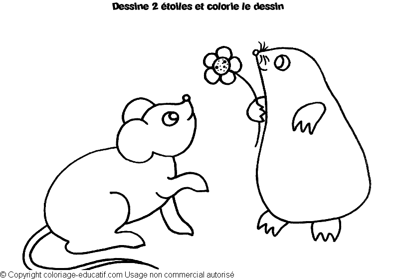 Coloriage Taupe #10397 à imprimer Coloriage Taupe #10397 à imprimer