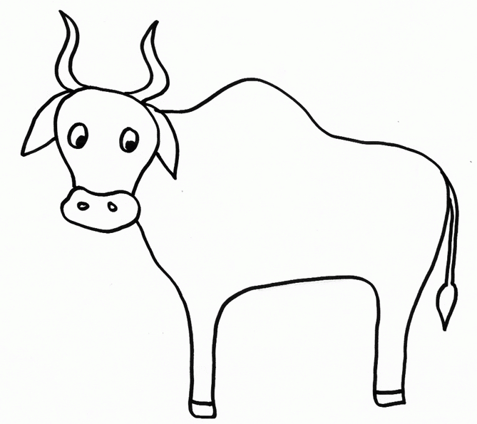 Coloriage Taureau #10415 à imprimer Coloriage Taureau #10415 à imprimer