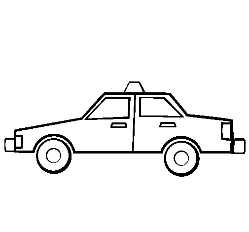 Coloriage Taxi #47663 à imprimer Coloriage Taxi #47663 à imprimer