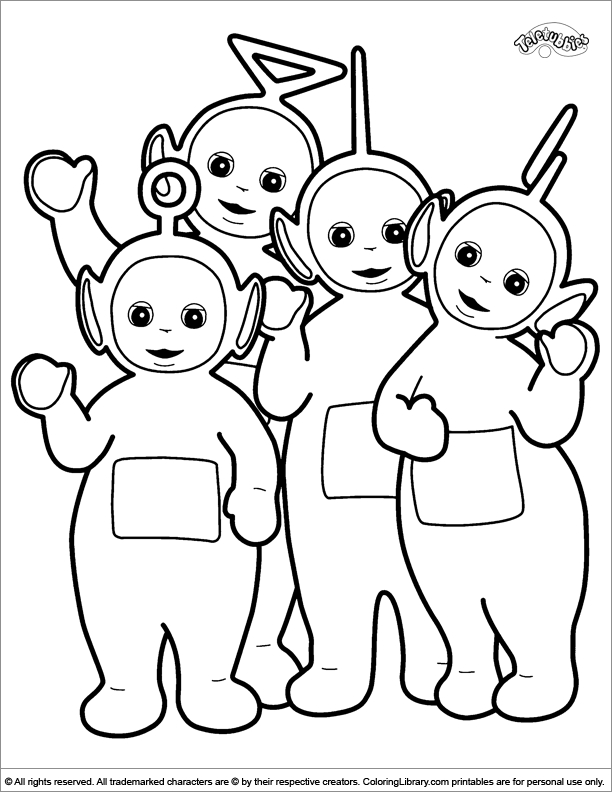 Les Teletubbies jouant dans un paysage ensoleillé