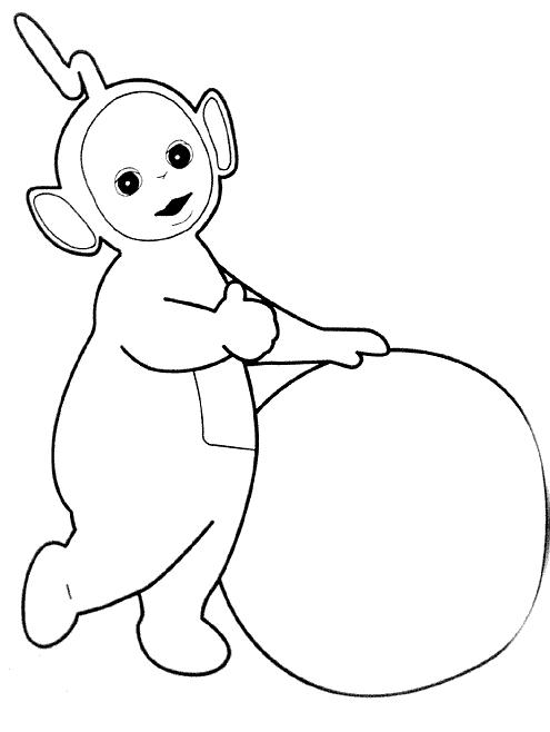 Les Teletubbies jouant sur une colline ensoleillée