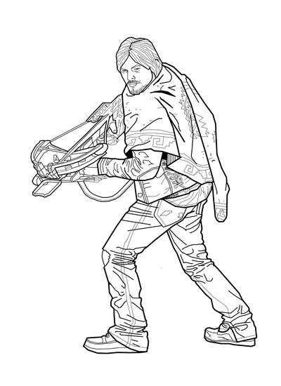 Scène de survie dans un monde post-apocalyptique avec des personnages emblématiques Scène de survie dans un monde post-apocalyptique avec des personnages emblématiques