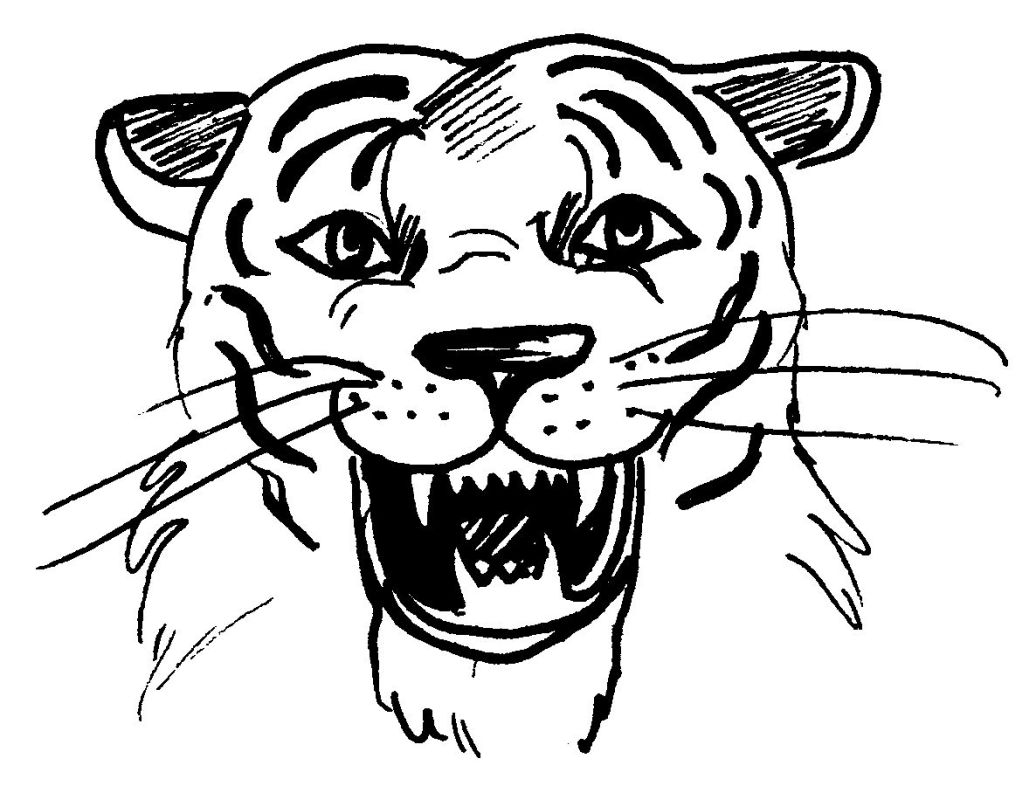 Un tigre majestueux se reposant dans la jungle