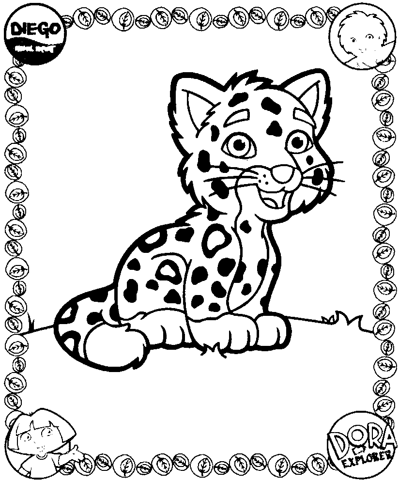 Coloriage d'un tigre majestueux dans son habitat naturel