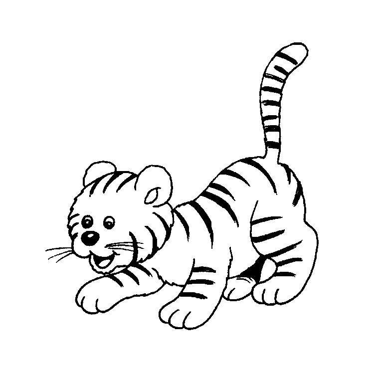 Un tigre majestueux se reposant dans la savane