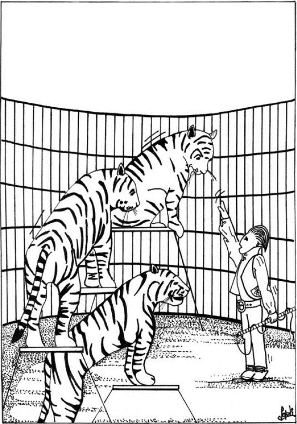Un tigre majestueux se reposant dans la jungle