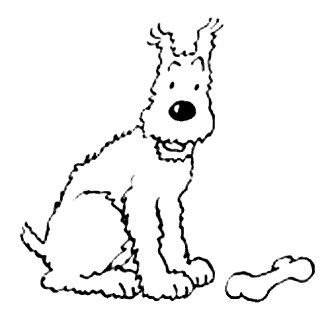 Tintin et Milou explorent un paysage montagneux