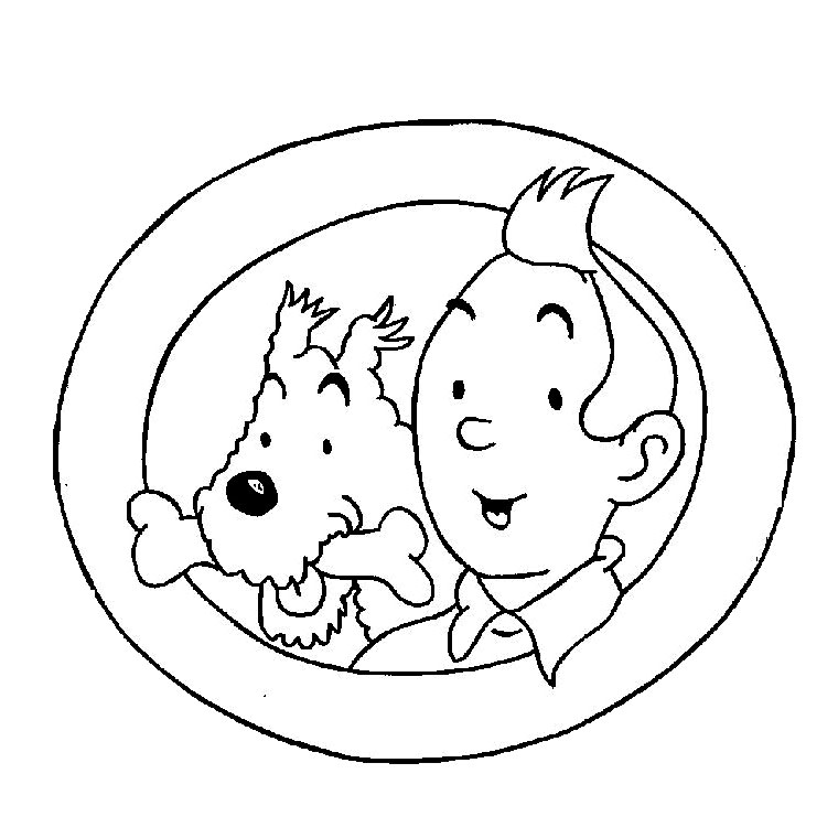 Tintin et le capitaine Haddock en pleine aventure sur une île mystérieuse