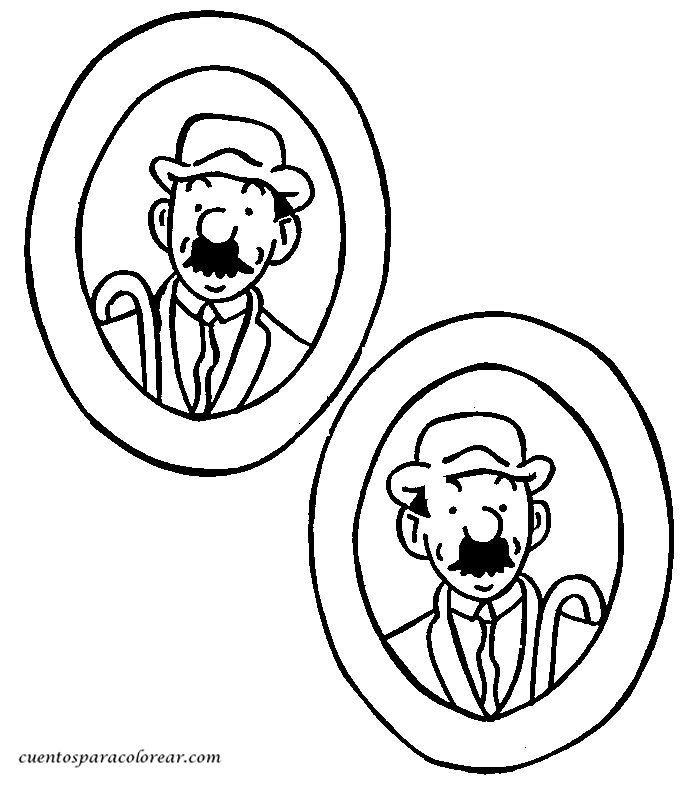 Tintin et le capitaine Haddock en pleine aventure dans un décor maritime