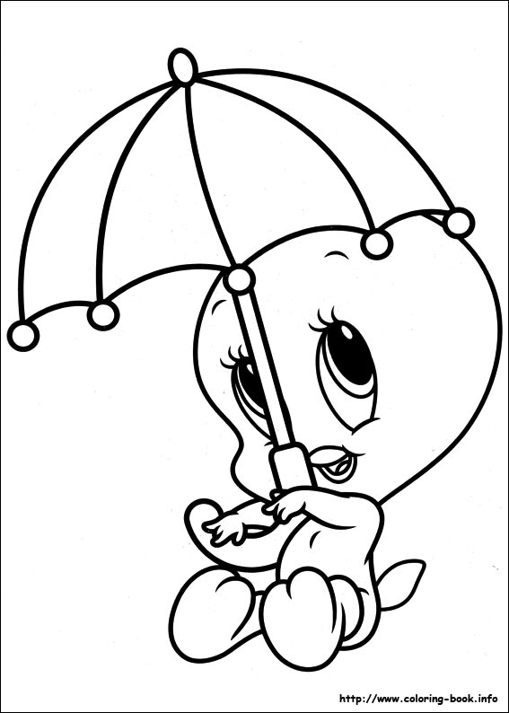 Titi et Grosminet en pleine aventure sous un ciel ensoleillé