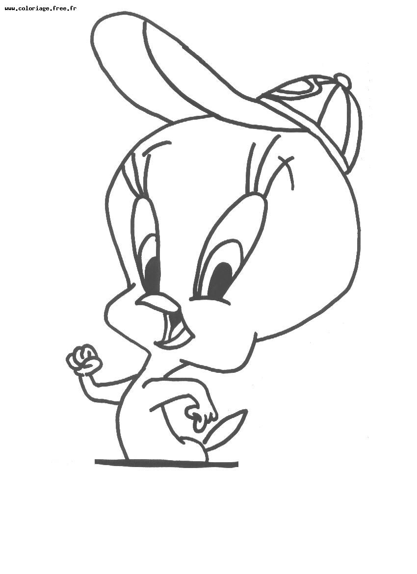 Titi et Grosminet en pleine action dans un décor animé