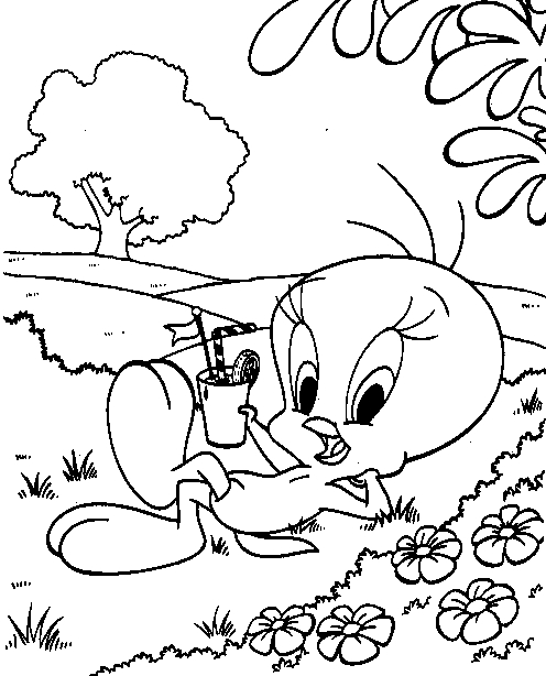 Titi et Grosminet se retrouvent dans un moment de comédie