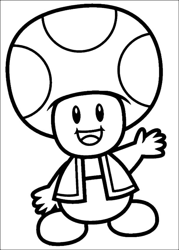 Coloriage Toad #29824 à imprimer Coloriage Toad #29824 à imprimer
