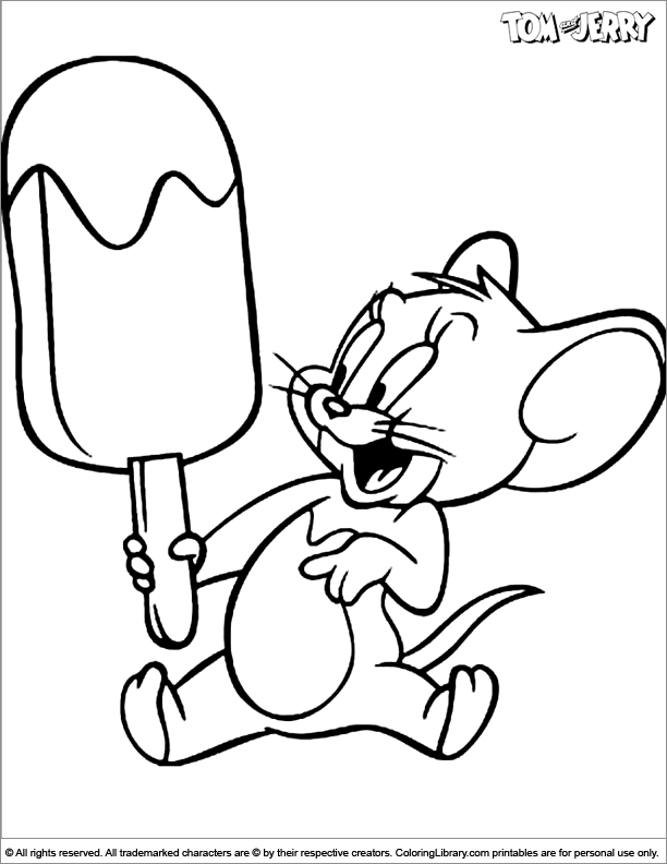 Tom et Jerry en pleine poursuite dans un décor animé