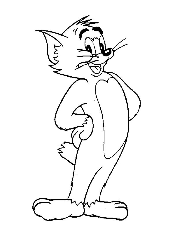 Tom et Jerry en pleine course poursuite dans un décor de maison