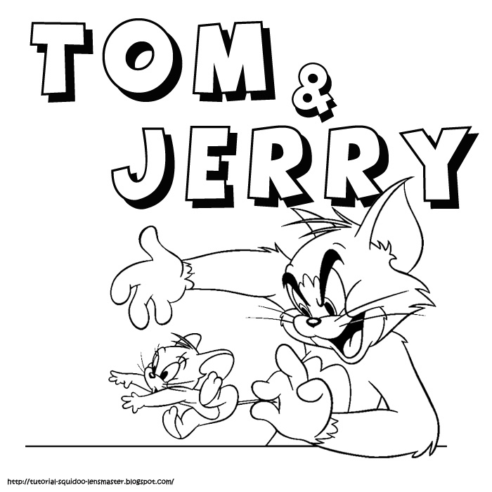 Tom et Jerry en pleine course-poursuite dans un décor animé