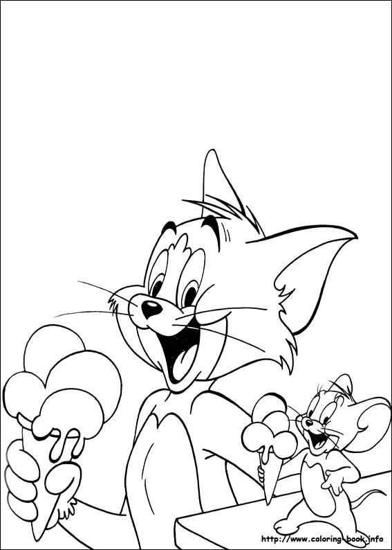 Tom et Jerry en pleine course dans un environnement ludique