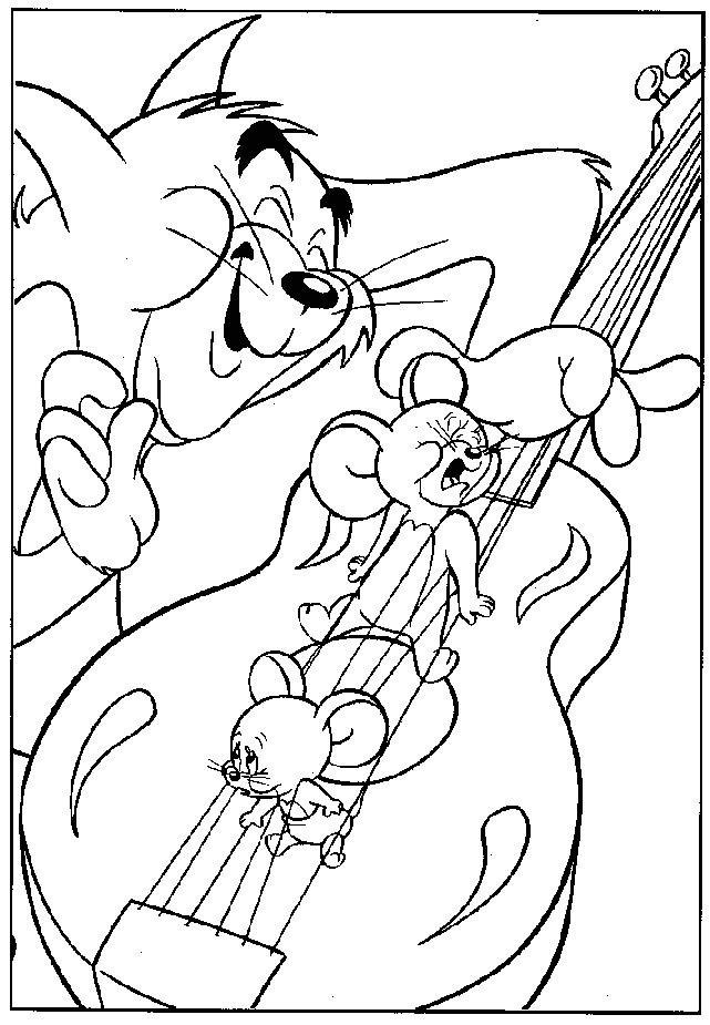 Tom et Jerry en pleine aventure dans un décor animé