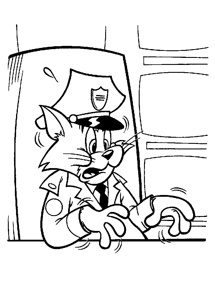 Tom et Jerry jouant ensemble dans un décor animé Tom et Jerry jouant ensemble dans un décor animé