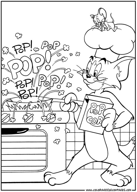 Tom et Jerry s'affrontent dans une scène humoristique