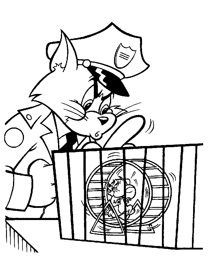 Tom et Jerry s'affrontent dans une scène de poursuite pleine d'énergie