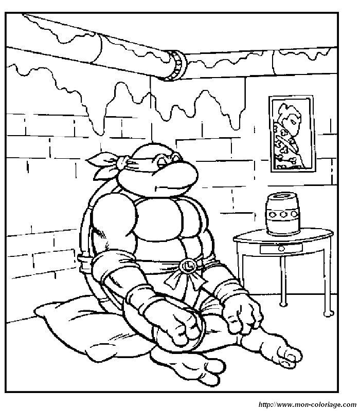 Les Tortues Ninja en pleine action dans un décor urbain